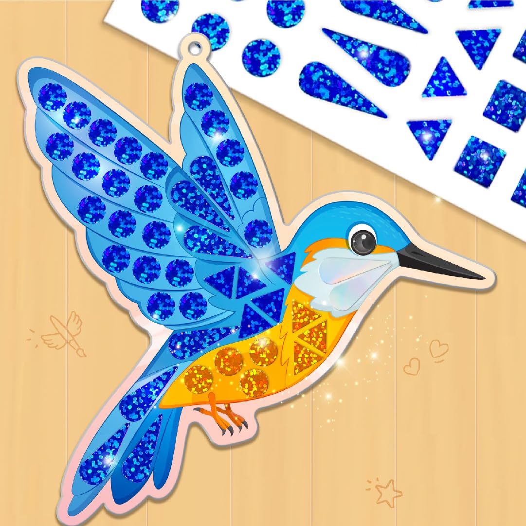 Imagimake Mirror Mosaic Animals travel-friendly packaging becomes a portable craft table