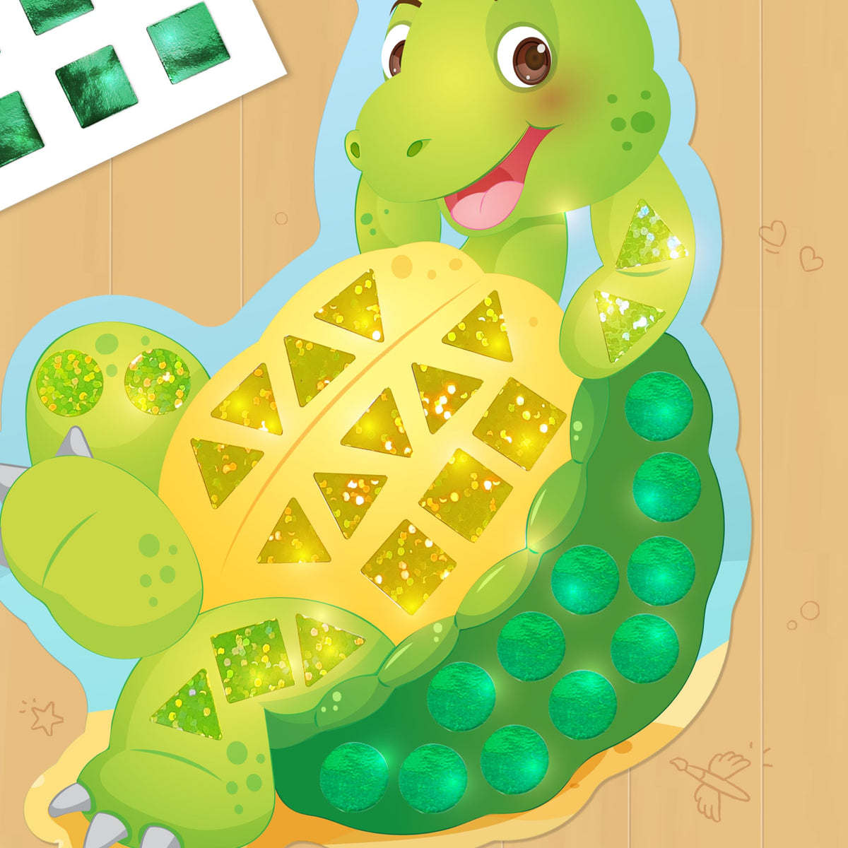 Imagimake Mirror Mosaic gift-ready set sparks kids' creativity.