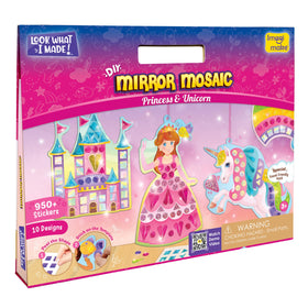 Imagimake Mirror Mosaic provides mess-free peel-and-stick fun for focused play.