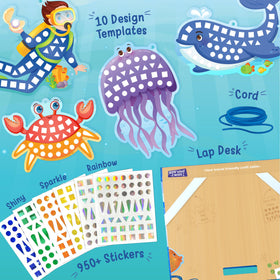 Imagimake Mirror Mosaic sticker variety for sparkling, creative mix-and-match.