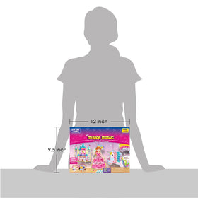 Imagimake Mirror Mosaic safe art set supports creative play with kid-friendly materials.
