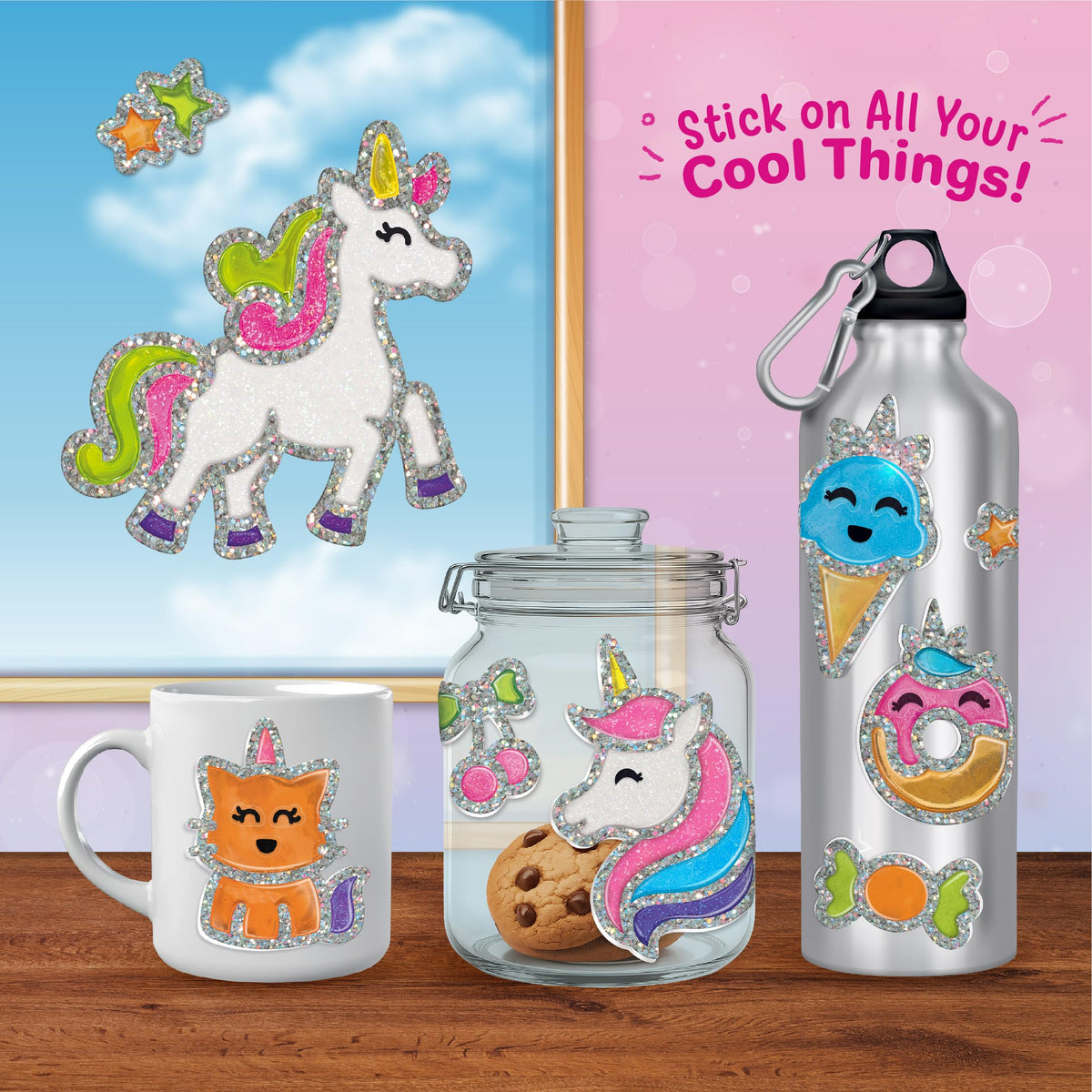 Imagimake unicorn art kit packaging showcases all-in-one creative tools.