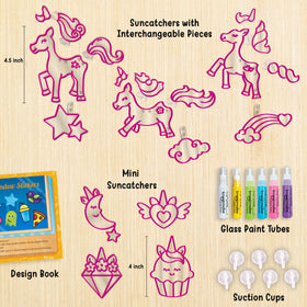 Imagimake unicorn suncatchers offer 64 design options to spark color exploration.