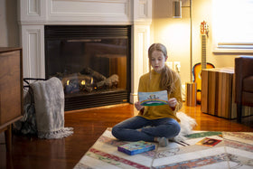 Imagine Meditation Cards for Kids guided imagery visuals for relaxing visualization exercises.