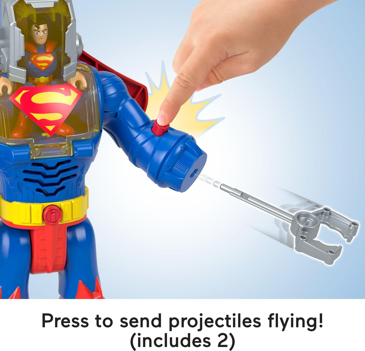 Includes four compatible accessories to expand storytelling possibilities.