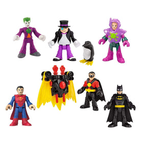 Six DC heroes and villains ready for epic battles and storytelling.