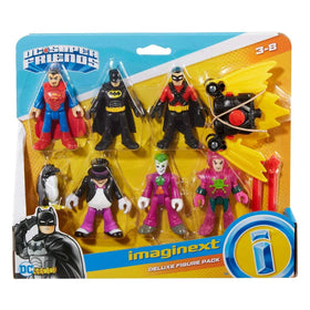 Imaginext jetpack accessory for dynamic battles and action.