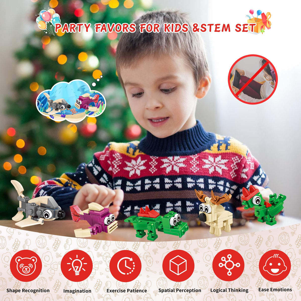 IMCUAMK assembly instructions guide kids in three build options.