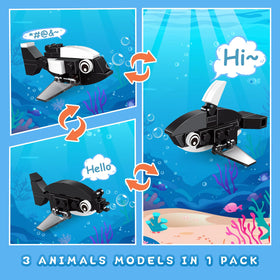 IMCUAMK 72 animal figures across three themes invite diverse play.
