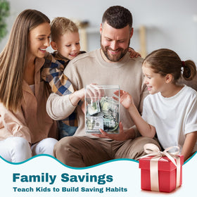 Imeepa piggy bank two keys – secure access for authorized saving moments.
