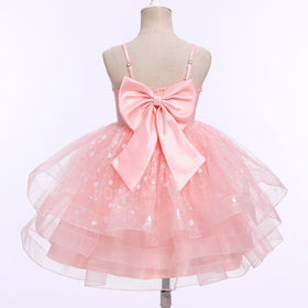 IMEKIS three layer tutu adds volume for photos and celebrations.