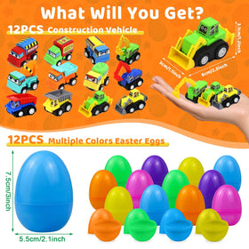 iMiibel construction vehicle styles add color to each egg