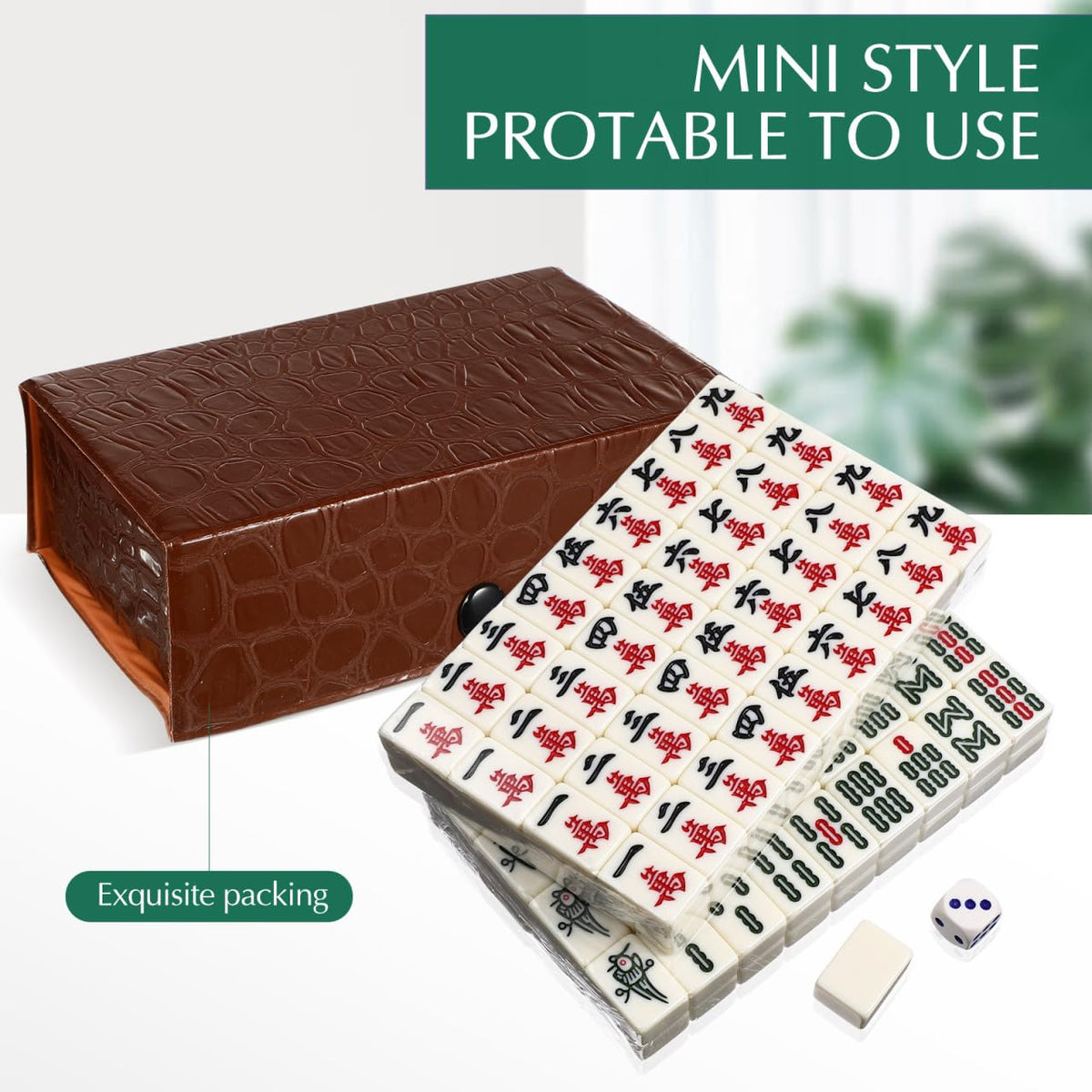 Compact 146-piece set fits in backpacks or bags.