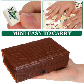 Portable mahjong board for easy setup anywhere.