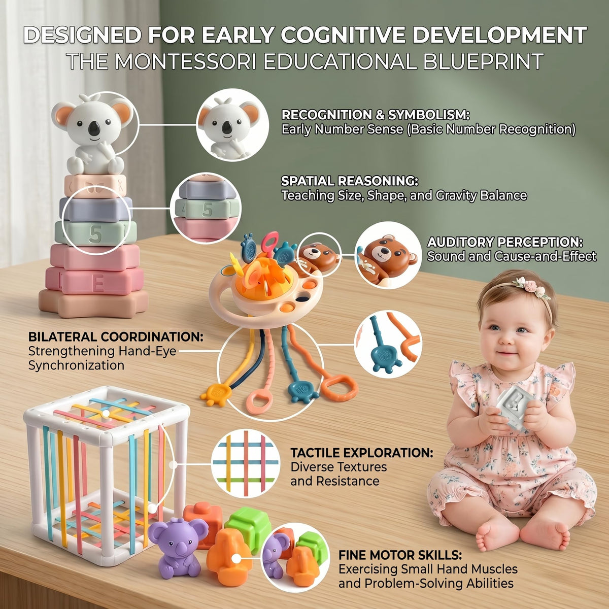 Imireux large storage container aids tidy playtime at home and on travel