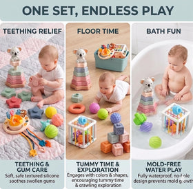 Imireux travel-friendly toy for strollers and car seats keeps babies engaged