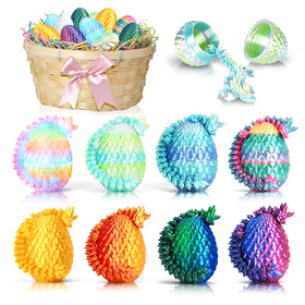 Impossmaker dragon egg 01 – 3D-printed dragon inside an egg, ideal for display.