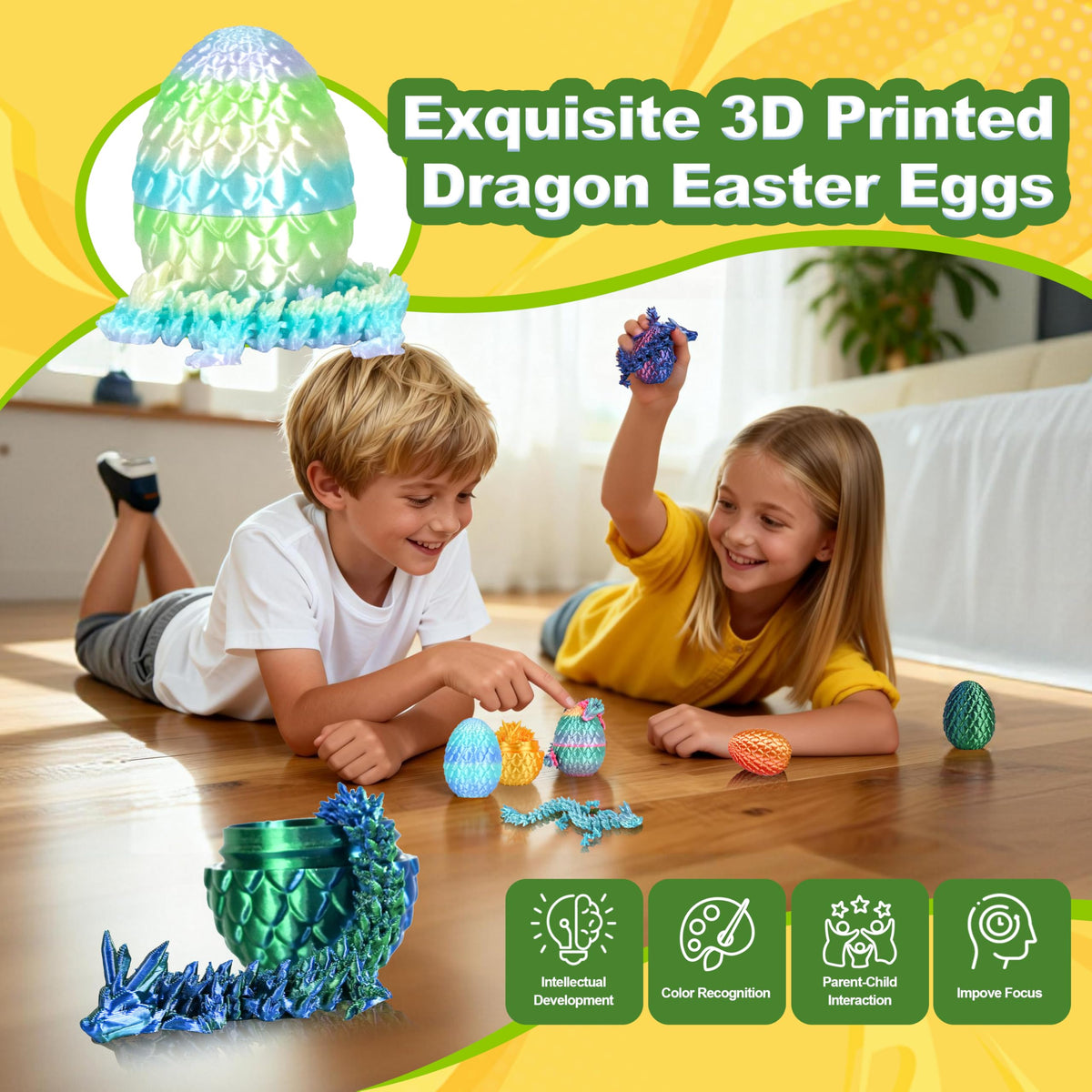 Impossmaker dragon egg 02 – articulated dragon egg for interactive play and imagination.
