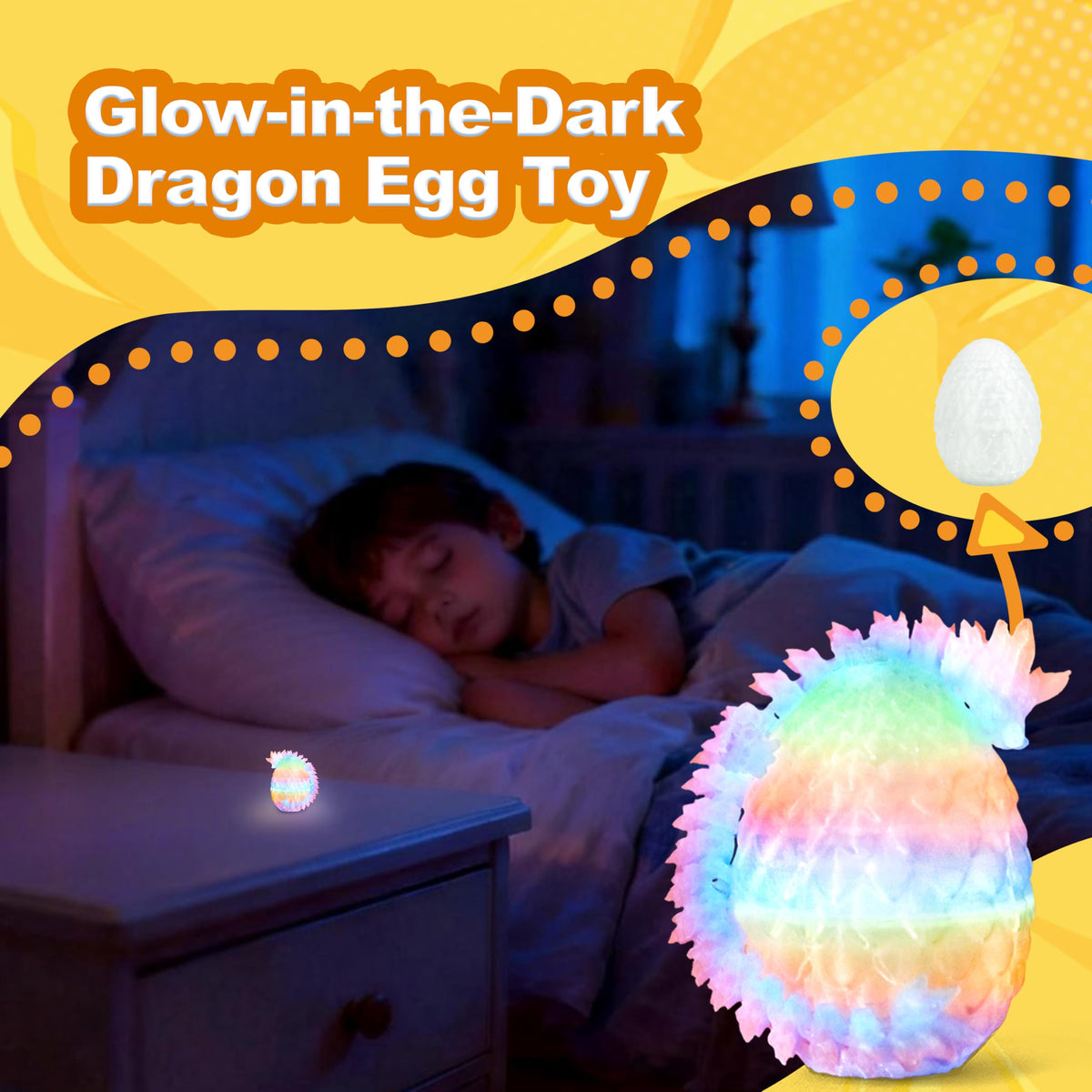 Impossmaker dragon egg collection display showcases playful decor for kids