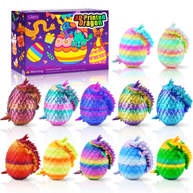 Impossmaker dragon egg collection shows inside dragons, perfect for eye-catching home decor.