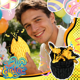 Impossmaker Easter basket display; charming two-pack for classroom prizes.