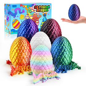 Impossmaker Easter decor dragons collection, 6-piece set enhances shelves and creative storytelling