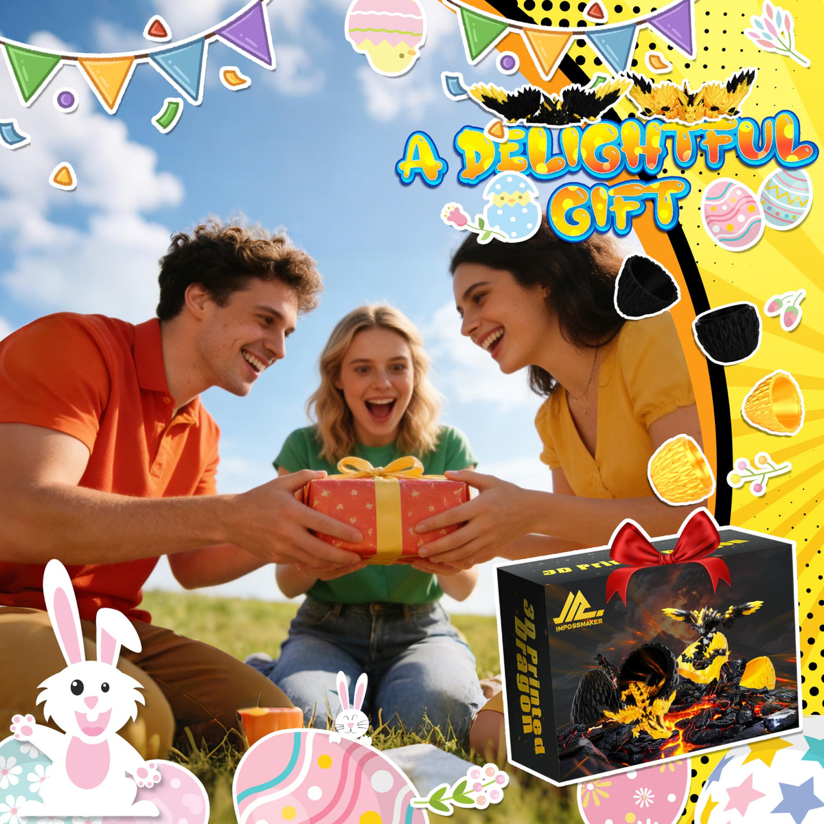 Impossmaker gift-pack two eggs; perfect for fantasy fans and collectors.