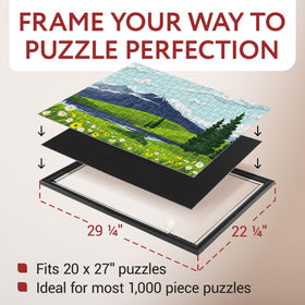 IMPRESA frame with all-side mounts supports portrait or landscape displays
