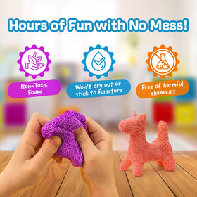 IMPRESA Monkey Foam blocks on car ride keep kids engaged while traveling