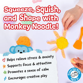 IMPRESA Monkey Foam blocks squishy closeup shows soft texture for tactile exploration