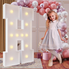 imprsv 4FT marquee letters assembly backdrop boosts event decor