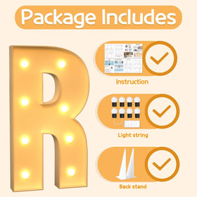Imprsv balloon arch kit complements marquee letters for dramatic backdrops.
