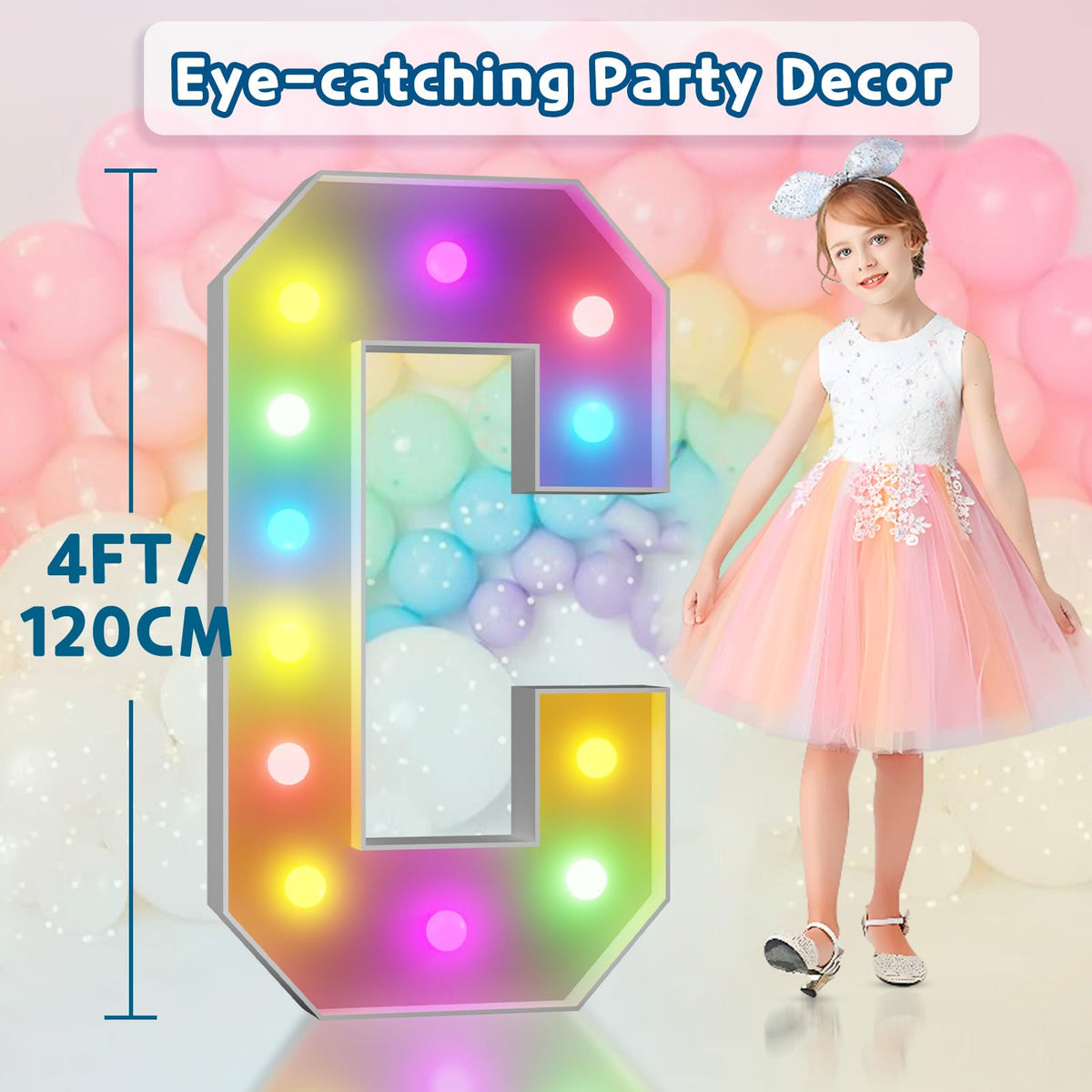 imprsv LED lighting modes and timer for event ambiance