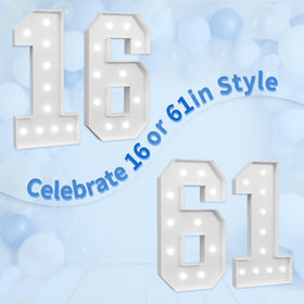 imprsv marquee numbers 16th decor for girls or boys