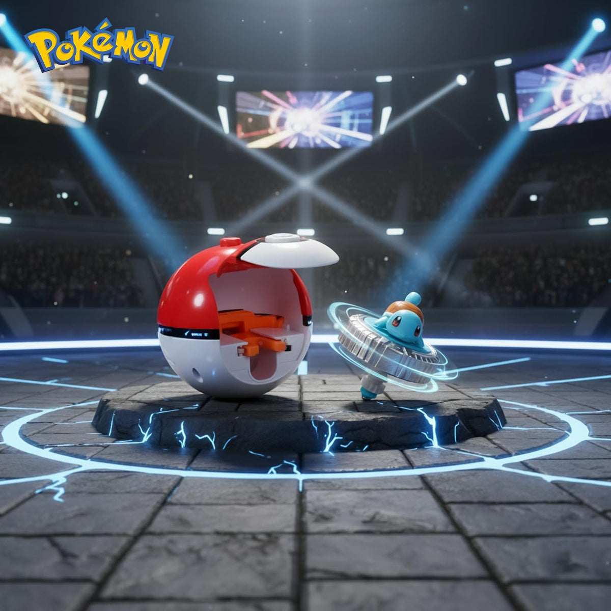 In-the-hand Pokemon Battle Spinner highlights portable play