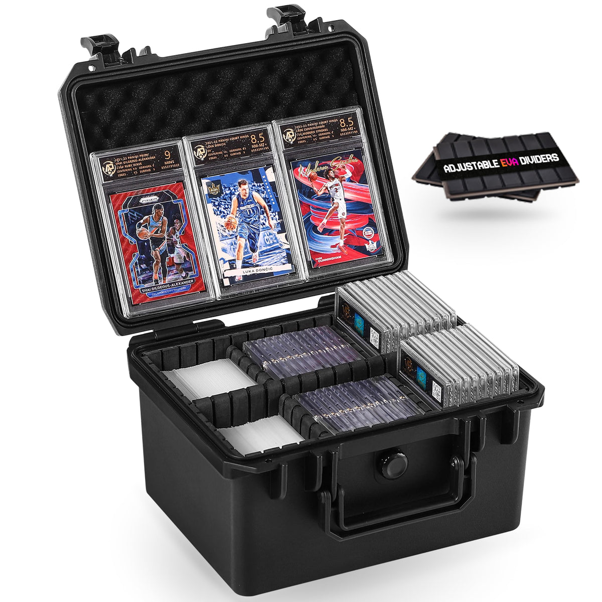 INCHOICASES card case front view with rugged exterior for safe transport
