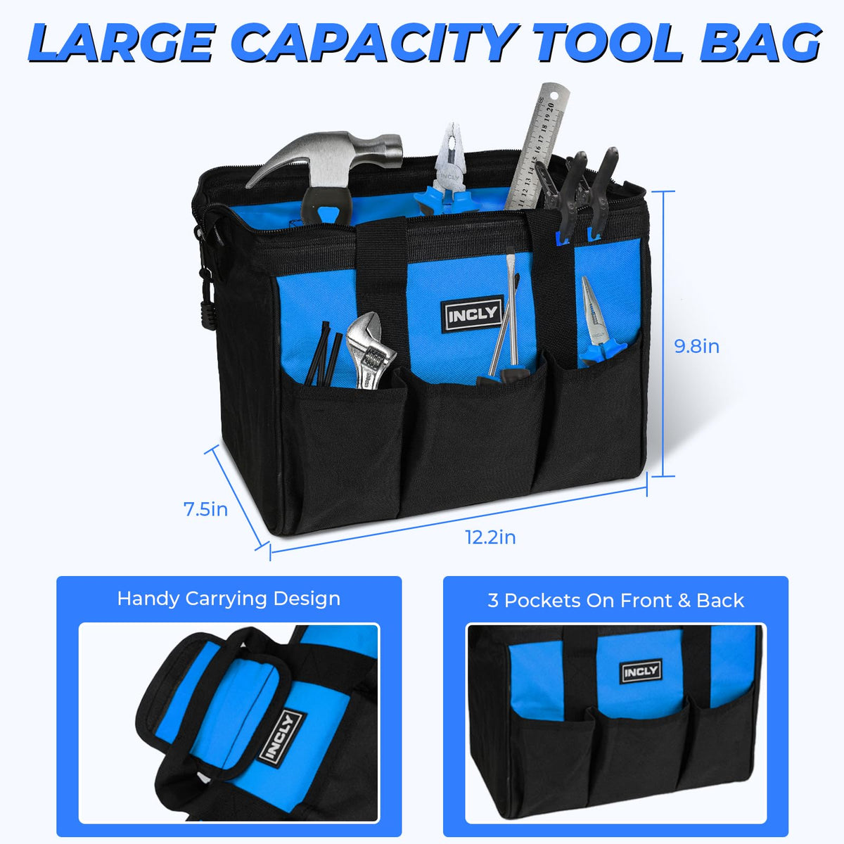 INCLY 24 PCS kids tool set gloves offer a snug, protective fit.