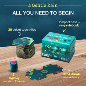 Incredible Dream A Gentle Rain tranquil lake artwork enhances focus during quiet sessions.