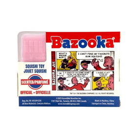 INCREDIBLE PLAY stress-relief squishy toy pink bubblegum for break moments.