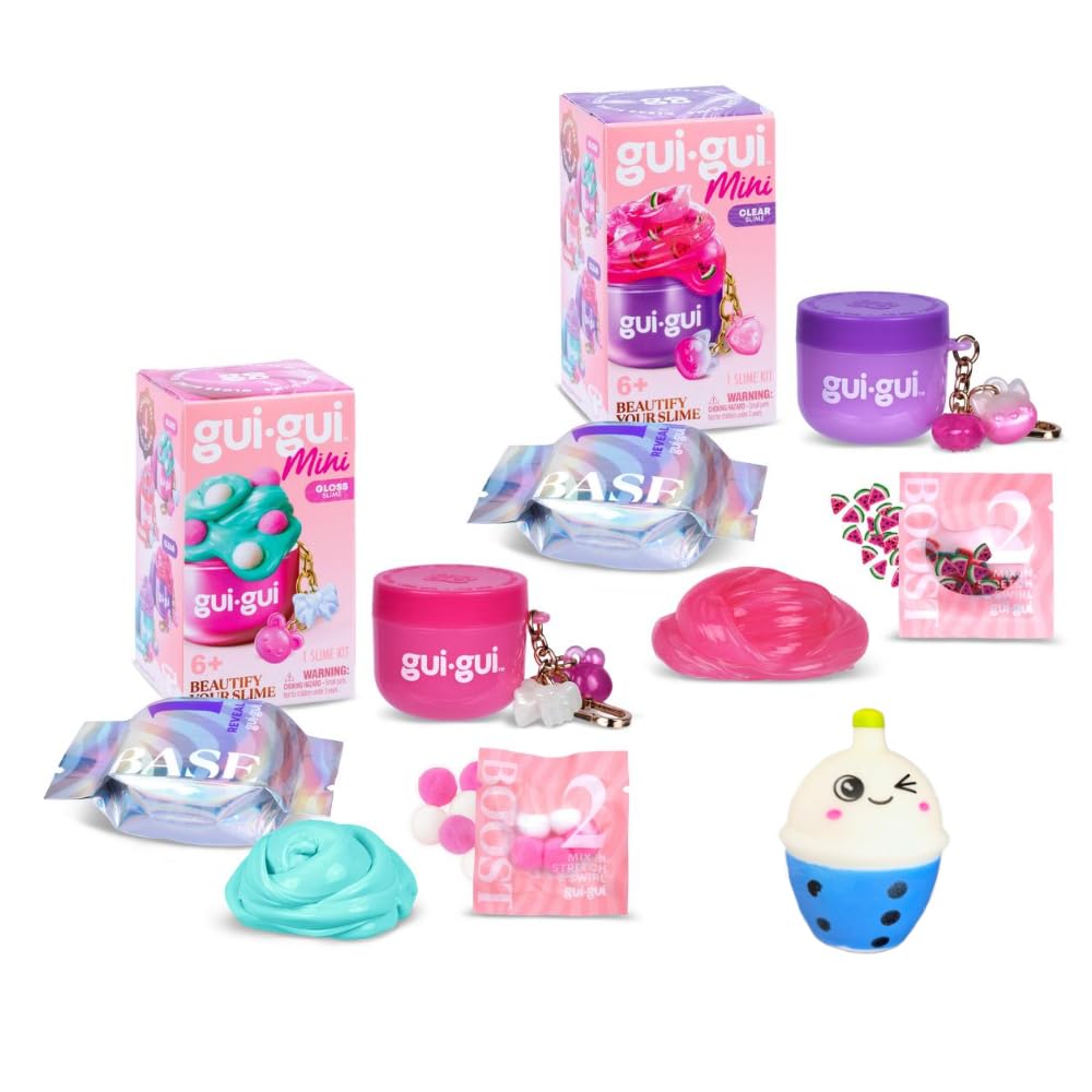 Increditoyz Gui Gui Mini Slime Jar unboxing with portable sensory play