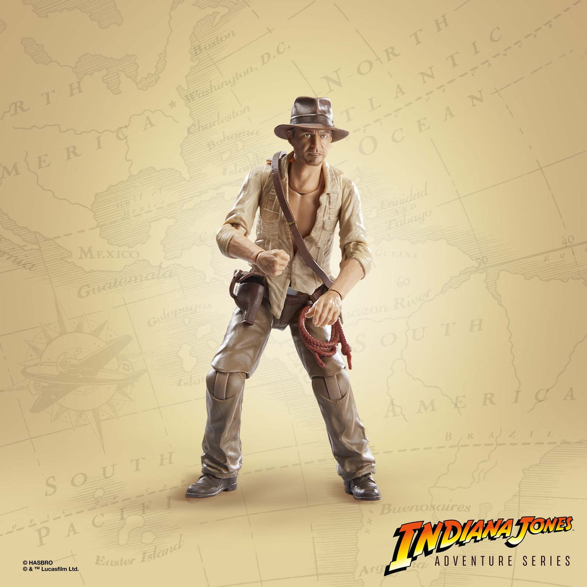 Indiana Jones Cairo articulation detail allows realistic action poses and display.