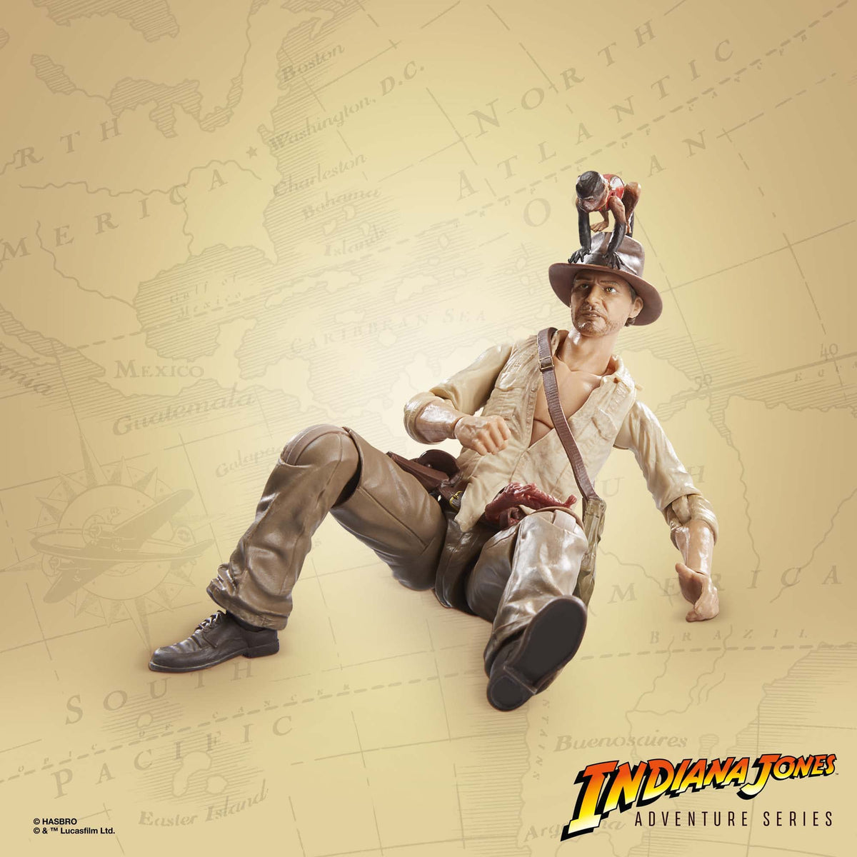 Indiana Jones Cairo collectible display ideal for fans to showcase their collection.