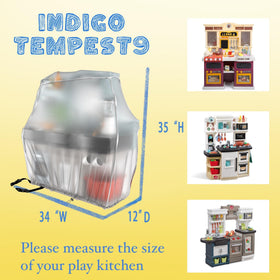 IndigoTempest9 frosted matte PVC cover protects toys from dust and spills.