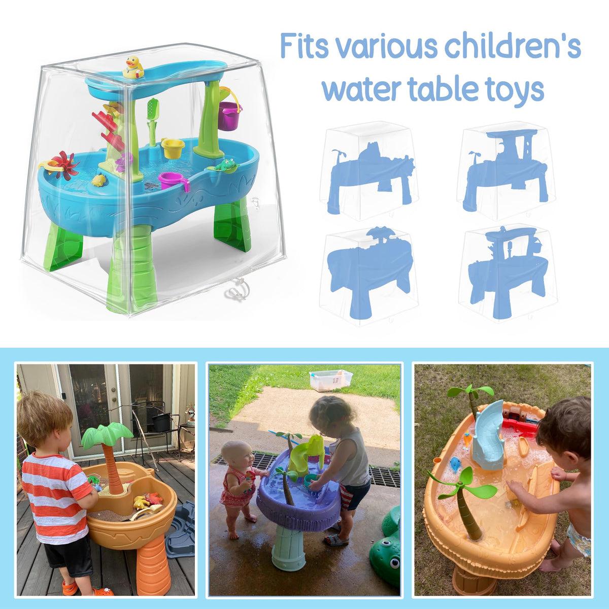 IndigoTempest9 protects water from dust and debris, reducing cleanup.