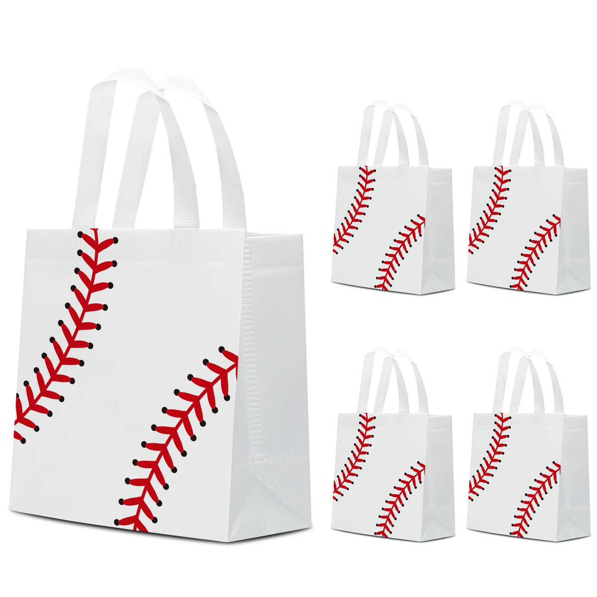 Infankey baseball gift bag open ready for goodies