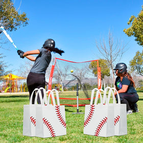 Infankey 24 pack baseball gift bags ready for party use