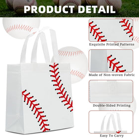 Infankey baseball gift bag side view showcasing size