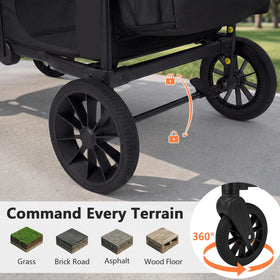INFANS 4-seater wagon CPSIA ASTM safety compliance and sturdy build