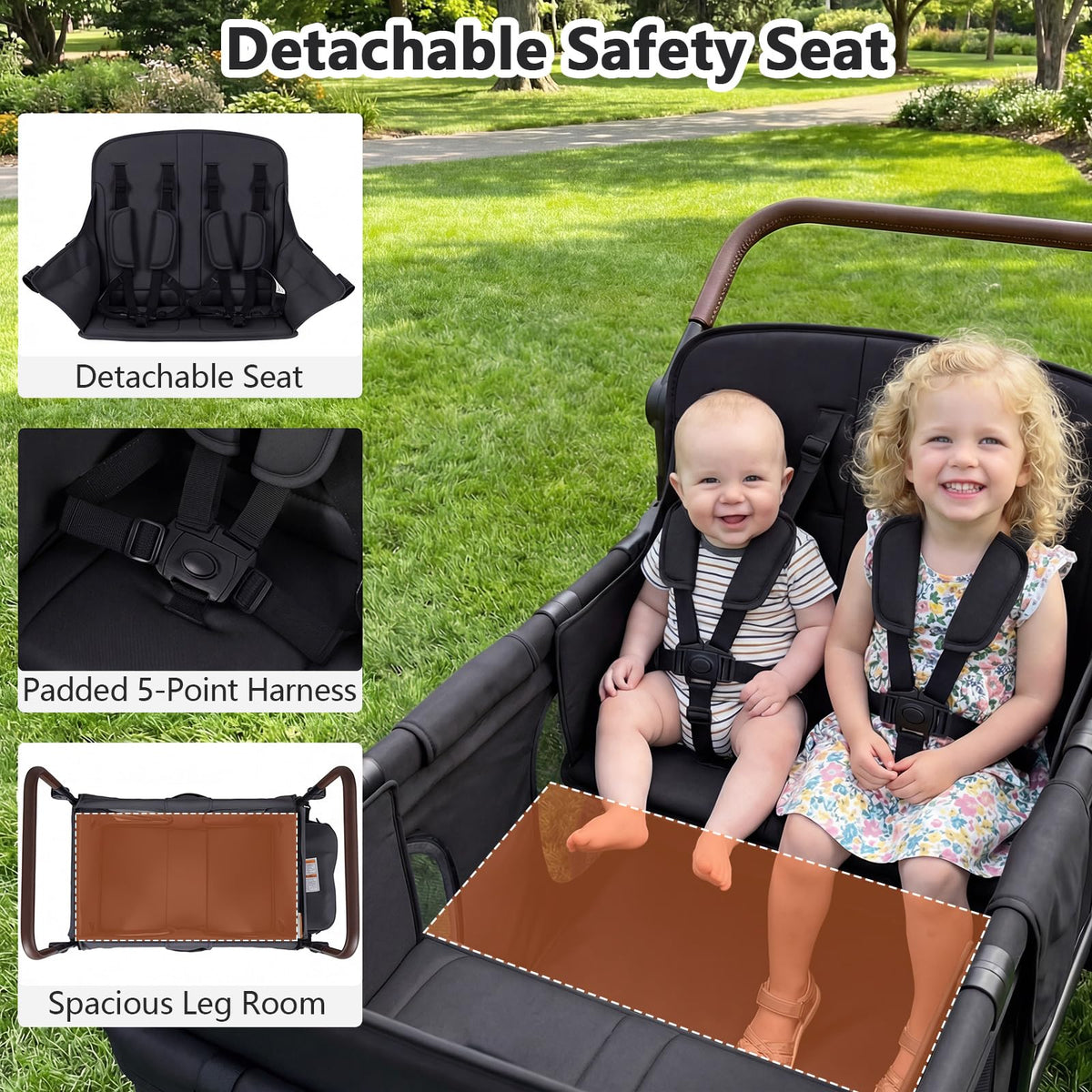 INFANS 4-seater wagon insulated bag storage for drinks and snacks