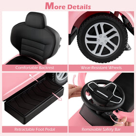 INFANS durable tires provide stable performance on different surfaces for all-terrain play.